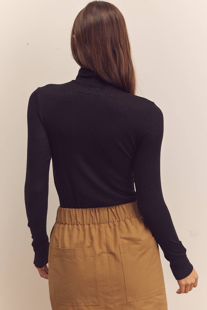 Chloe Wool Blend Knit Turtle-Neck