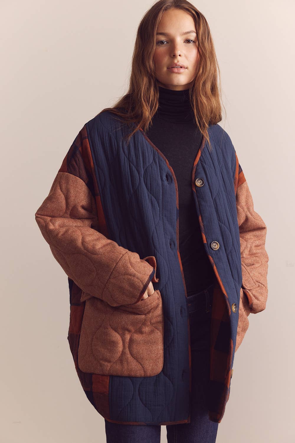 Patrice Reversible Quilt Jacket