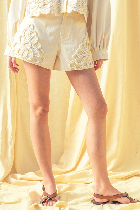 Francine Floral Detail Shorts