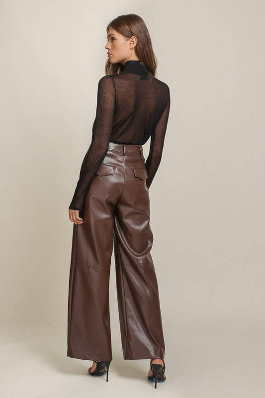 Madge Sheer Black Top