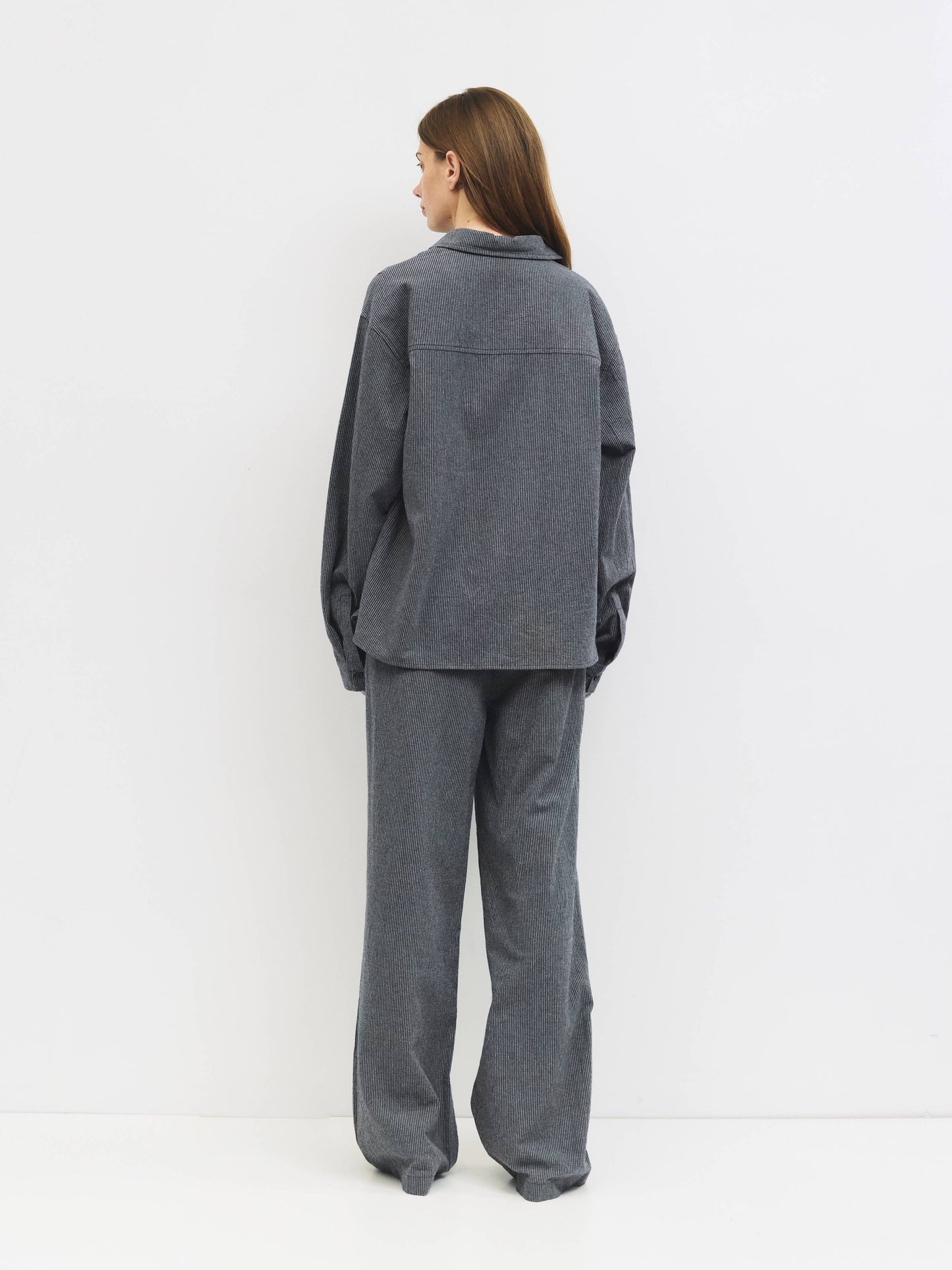 The Elena Striped Pleated Drawstring Pants