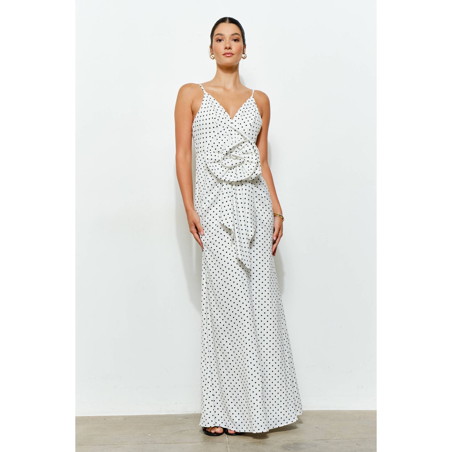 Rosette Maxi Dress