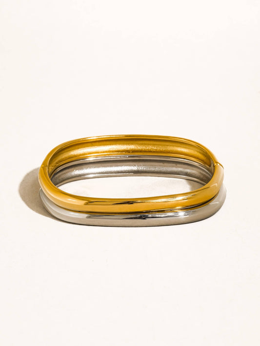 Renzi Classic Bangle (silver or 18k gold plated)