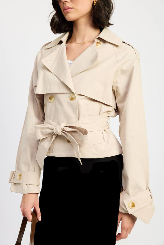 Mary Short Trench Jacket