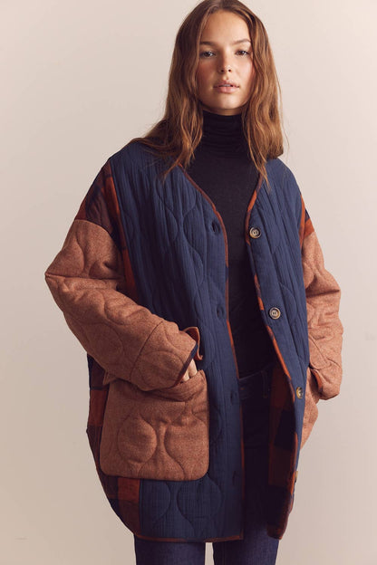 Patrice Reversible Quilt Jacket