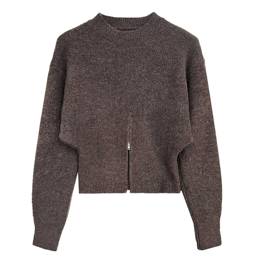 Chic ZipUp Sweater