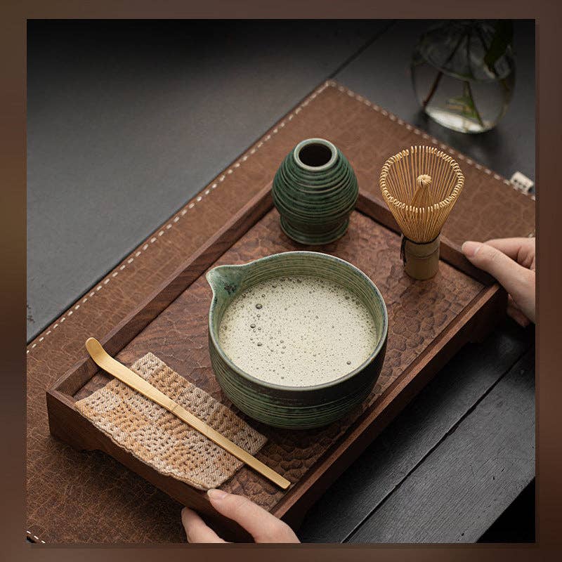 Jade Ceramic Matcha Set