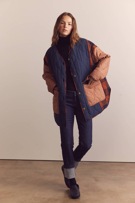 Patrice Reversible Quilt Jacket