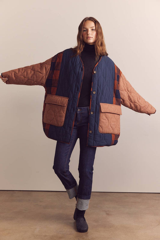 Patrice Reversible Quilt Jacket