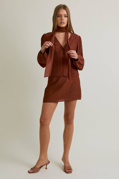 Jasmine Three-Piece Skirt Set