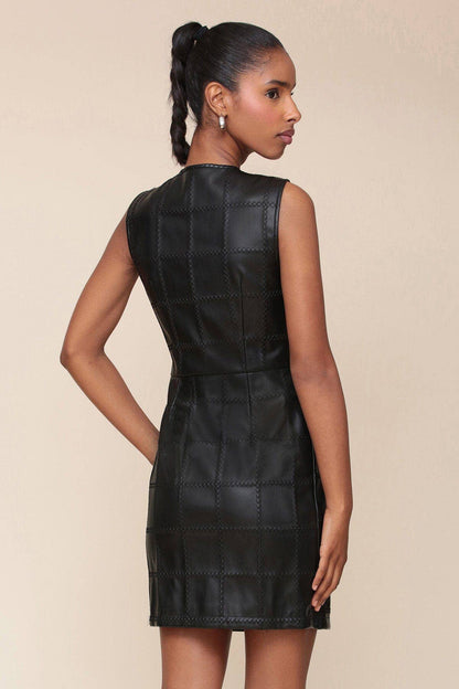 Nikki Faux-Ever Leather™ Mini Dress