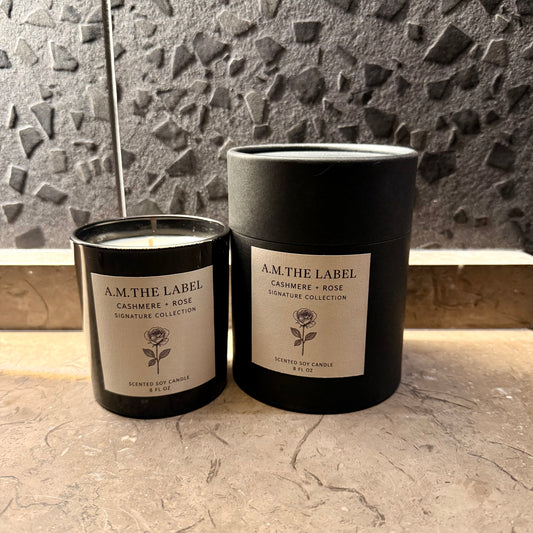 Cashmere + Rose Signature 8oz Soy Candle