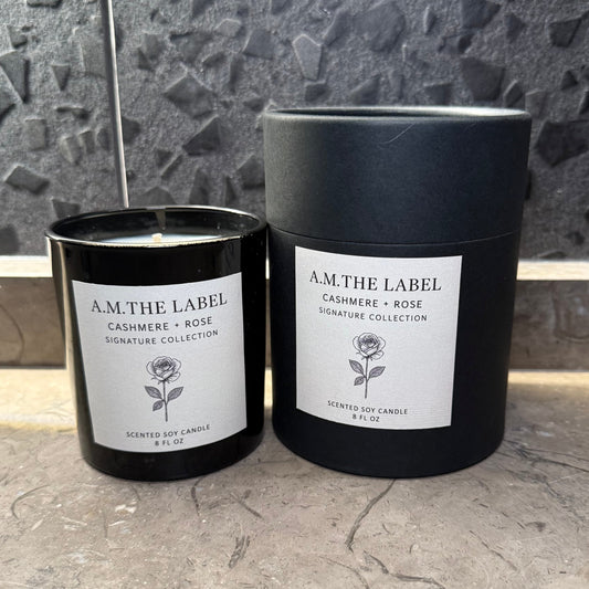 Cashmere + Rose Signature 8oz Soy Candle