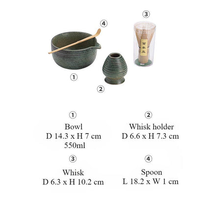 Jade Ceramic Matcha Set