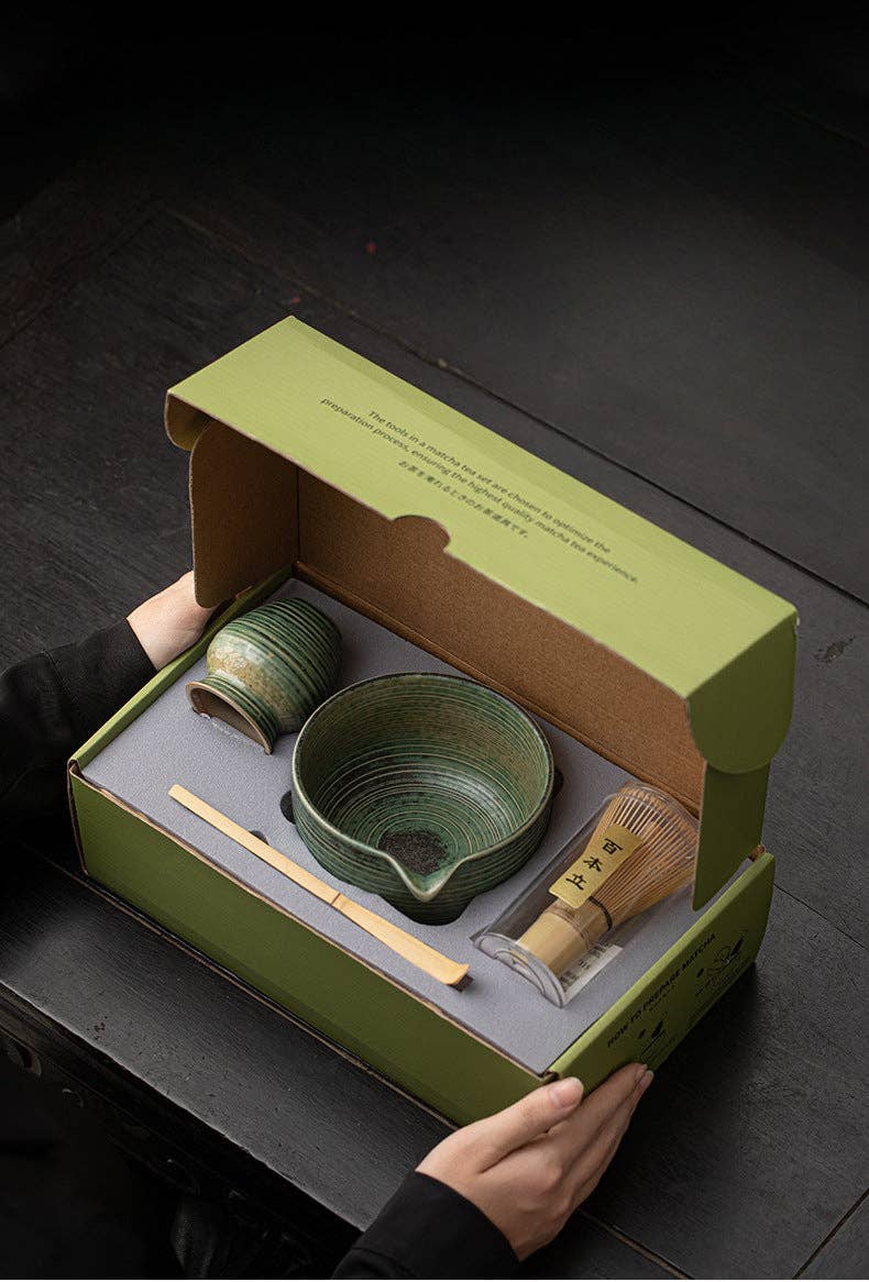 Jade Ceramic Matcha Set