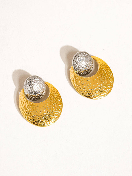 Gabrielle 18K Non-Tarnish Classic Round Hoop Earring