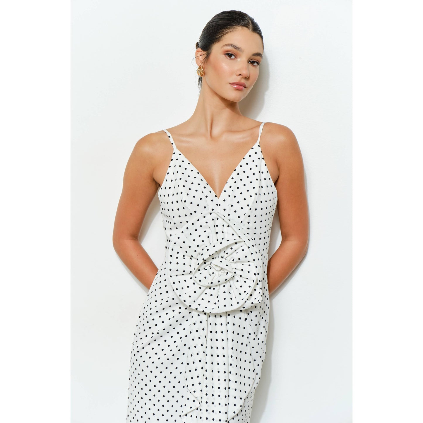 Rosette Maxi Dress
