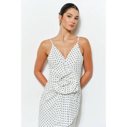 Rosette Maxi Dress