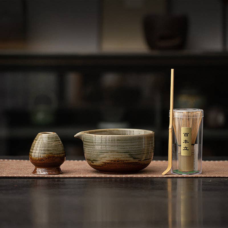 Jade Ceramic Matcha Set