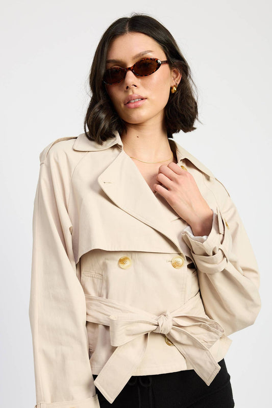 Mary Short Trench Jacket