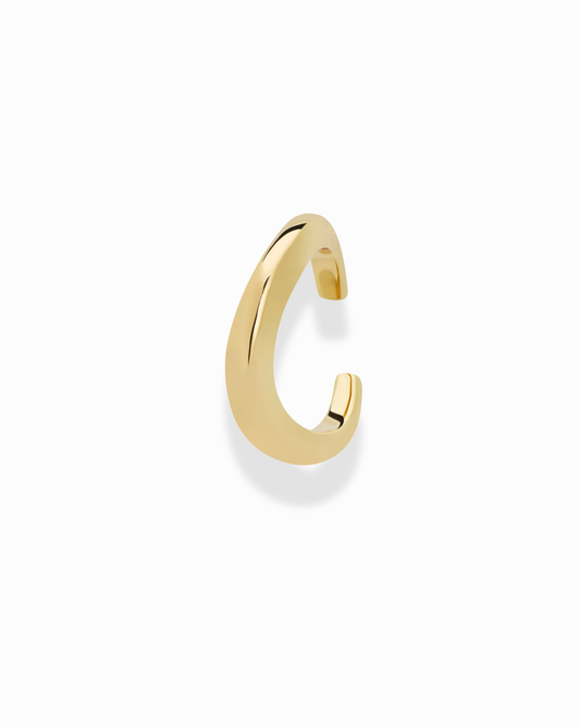 Elizabeth Wavy Ear Cuff (Gold)