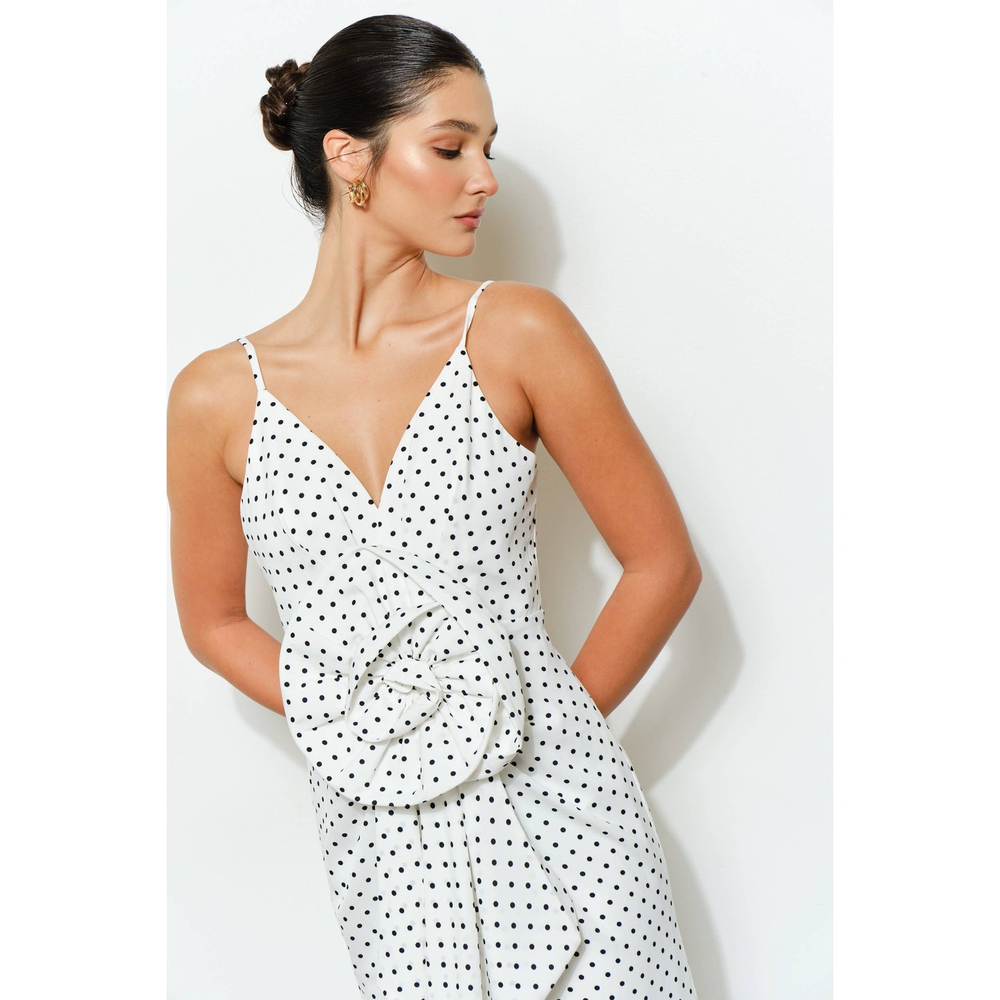 Rosette Maxi Dress