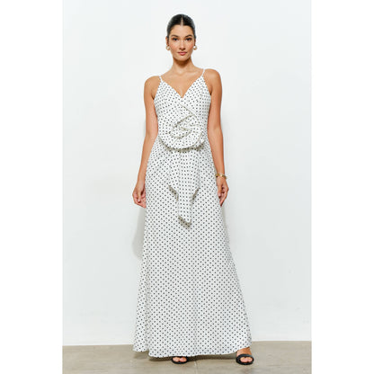 Rosette Maxi Dress