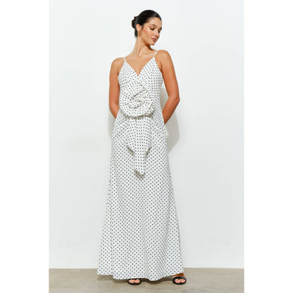 Rosette Maxi Dress